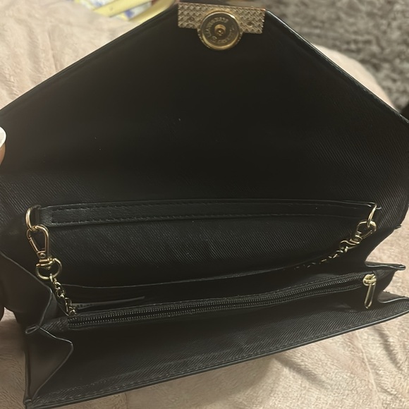 Used-Aldo Envelope Clutch - Purse with chain (Black) - Picture 2 of 3